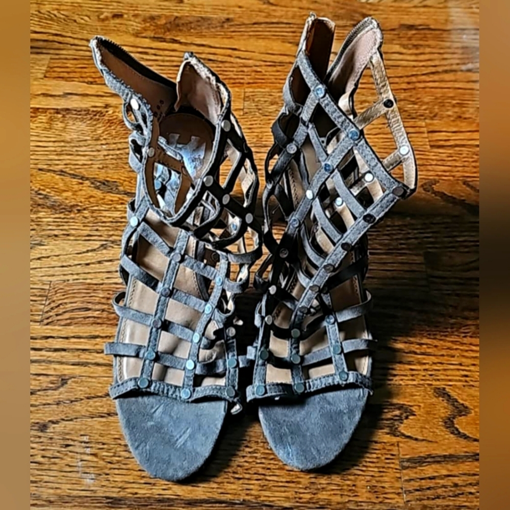 Report Stylish Brown Gladiator 4" Sandals Size 9.5